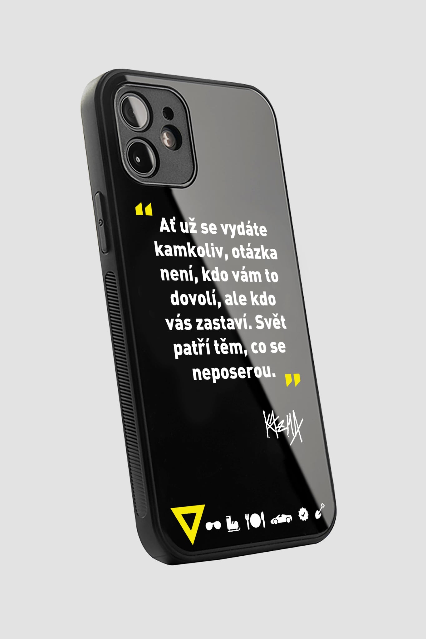 Kryt na telefon Phone cover SVĚT PATŘÍ TĚM, CO SE NEPOSEROU